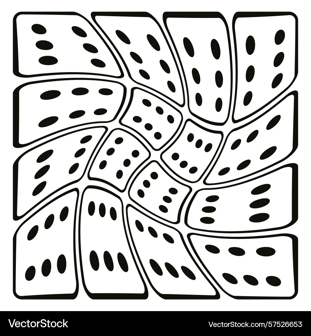Warp mesh icon abstract web pattern distorted Warp mesh icon abstract web pattern distorted vector image