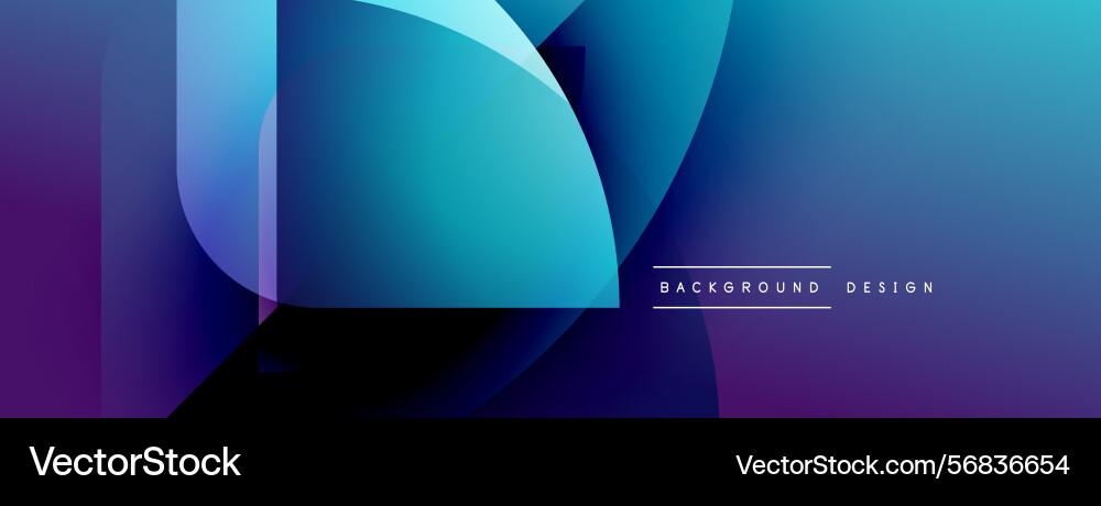 Abstract blue gradients overlap creating dynamic Abstract blue gradients overlap creating dynamic vector image