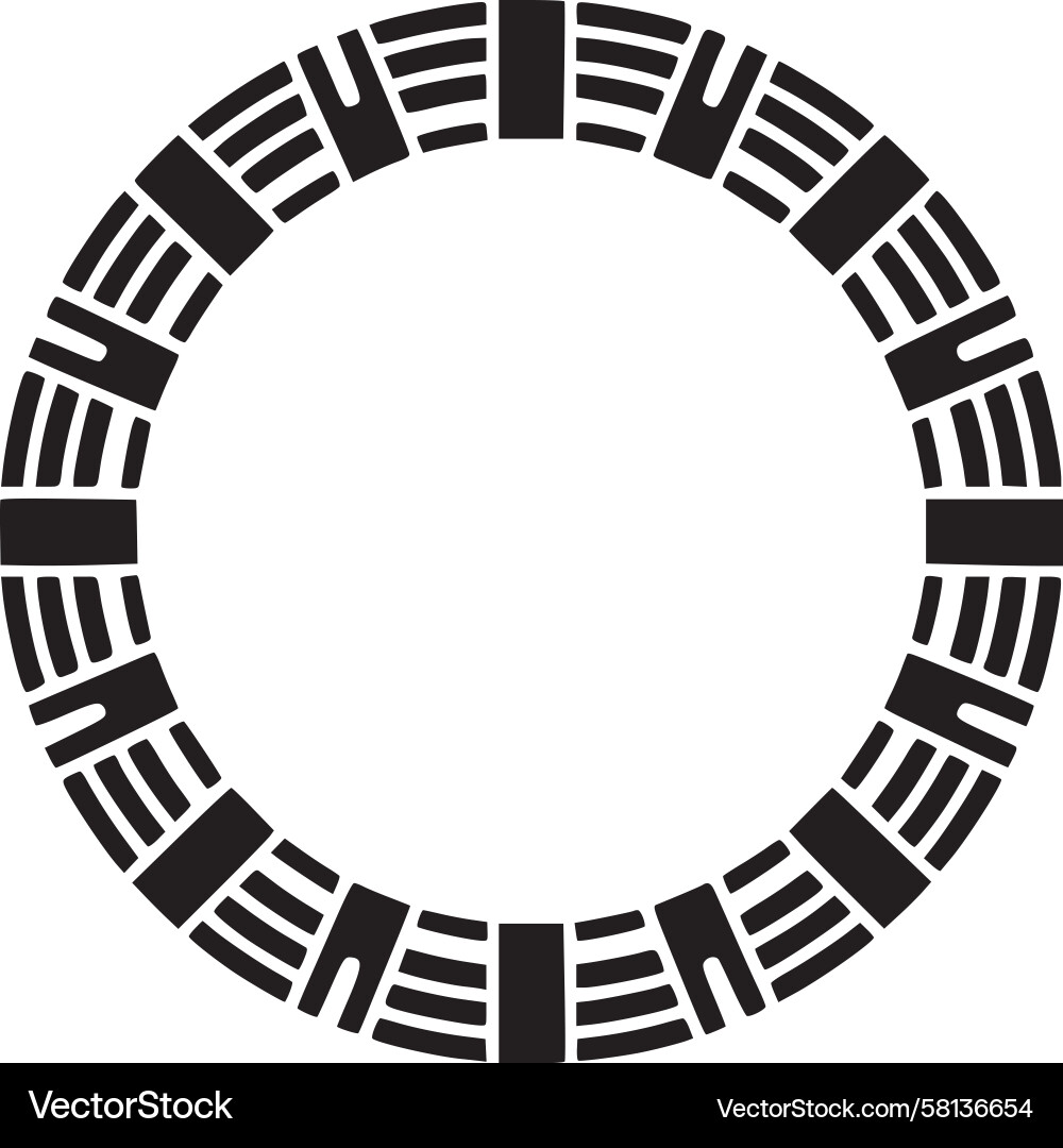 Intricate Circular Pattern Vector Image