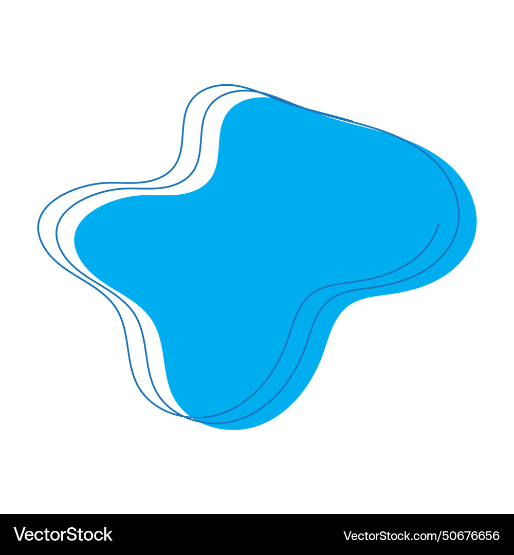Blob icon with four bumps Blob icon with four bumps vector image