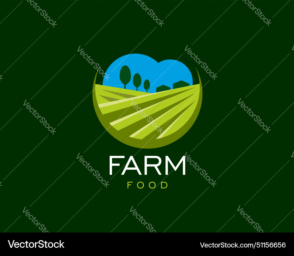 Landwirtschaft landwirtschaftliches Feld Ikone ländliche Landschaft Landwirtschaft landwirtschaftliches Feld Ikone ländliche Landschaft vektorbild