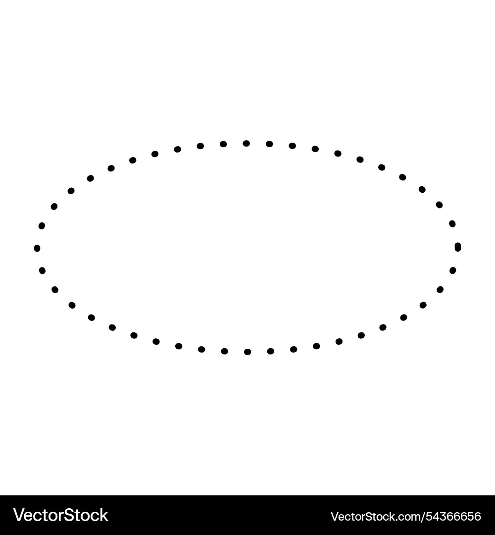 Ornamental dashed line border in geometric frame Ornamental dashed line border in geometric frame vector image