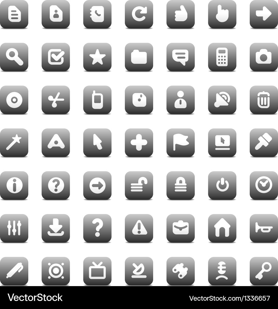 Interface Icons - Digital Toolkit vector image