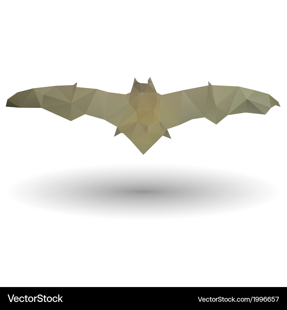 Triangle bat icon Royalty Free Vector Image - VectorStock