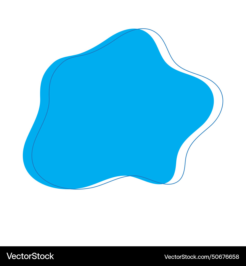Blob icon with five lumps Blob icon with five lumps vector image