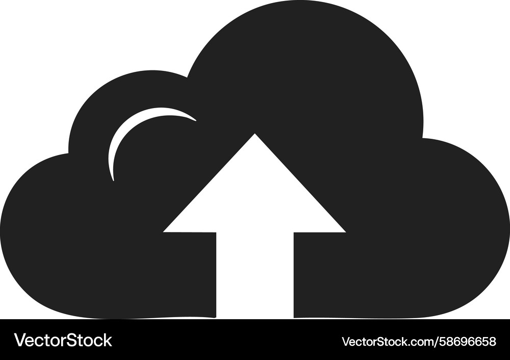 Cloud computing data storage digital Vector Image