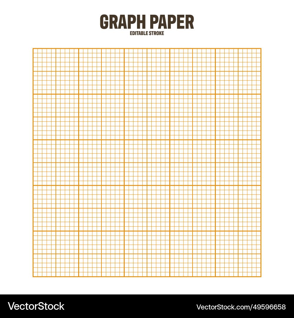 Sheet of graph paper with grid millimeter Sheet of graph paper with grid millimeter vector image