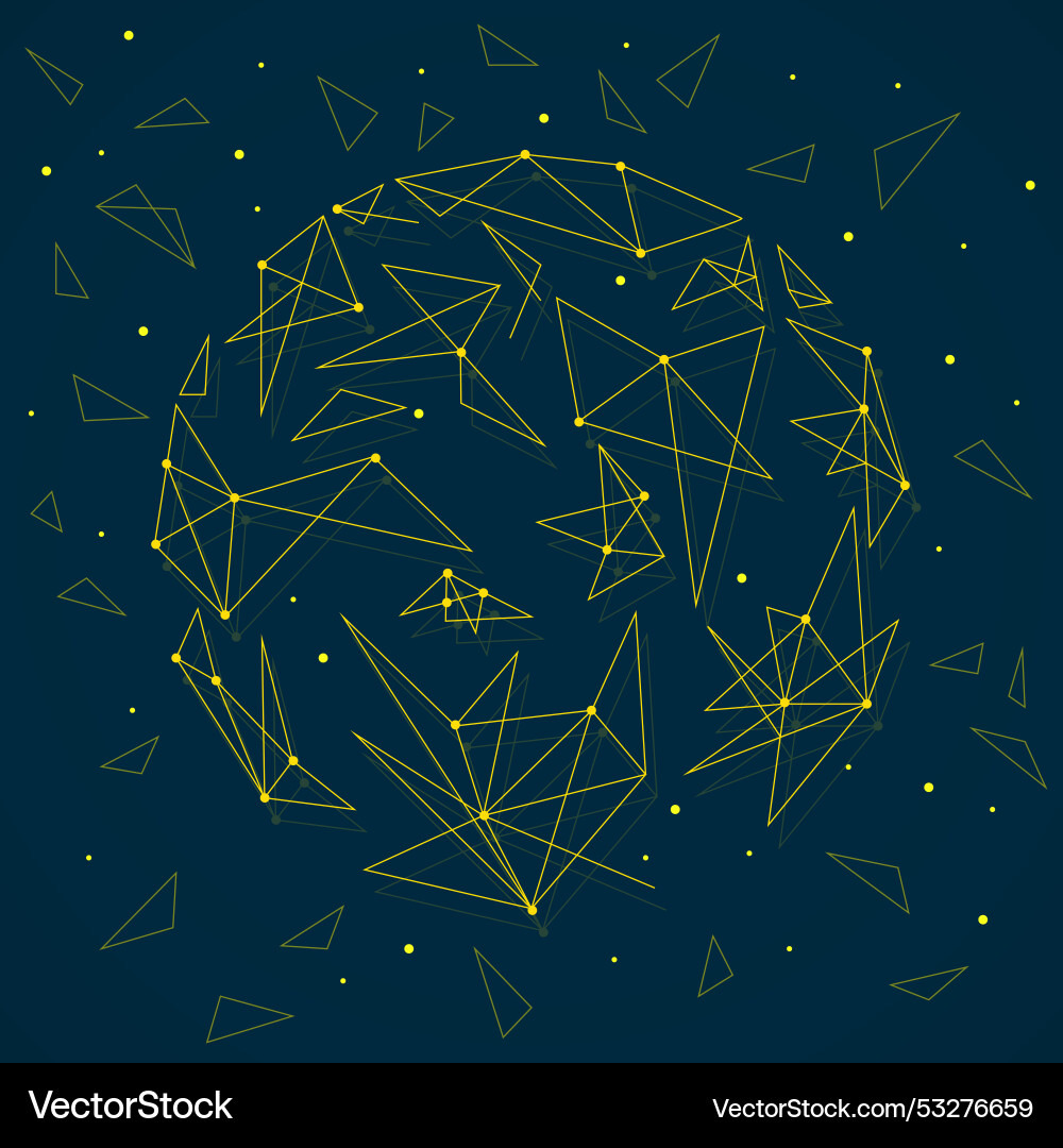 Abstract globe of lines and dots connection Abstract globe of lines and dots connection vector image