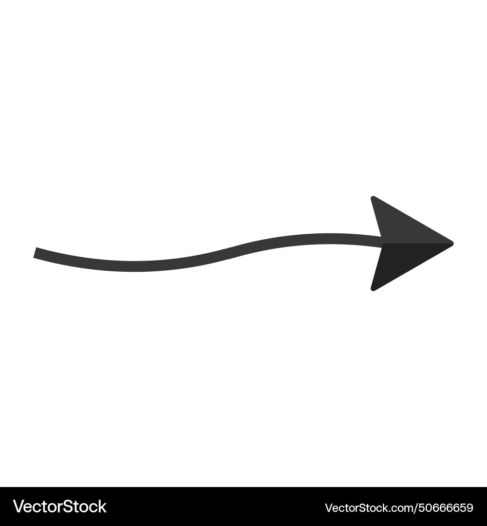 Black arrow pointer cursor silhouette icon Black arrow pointer cursor silhouette icon vector image