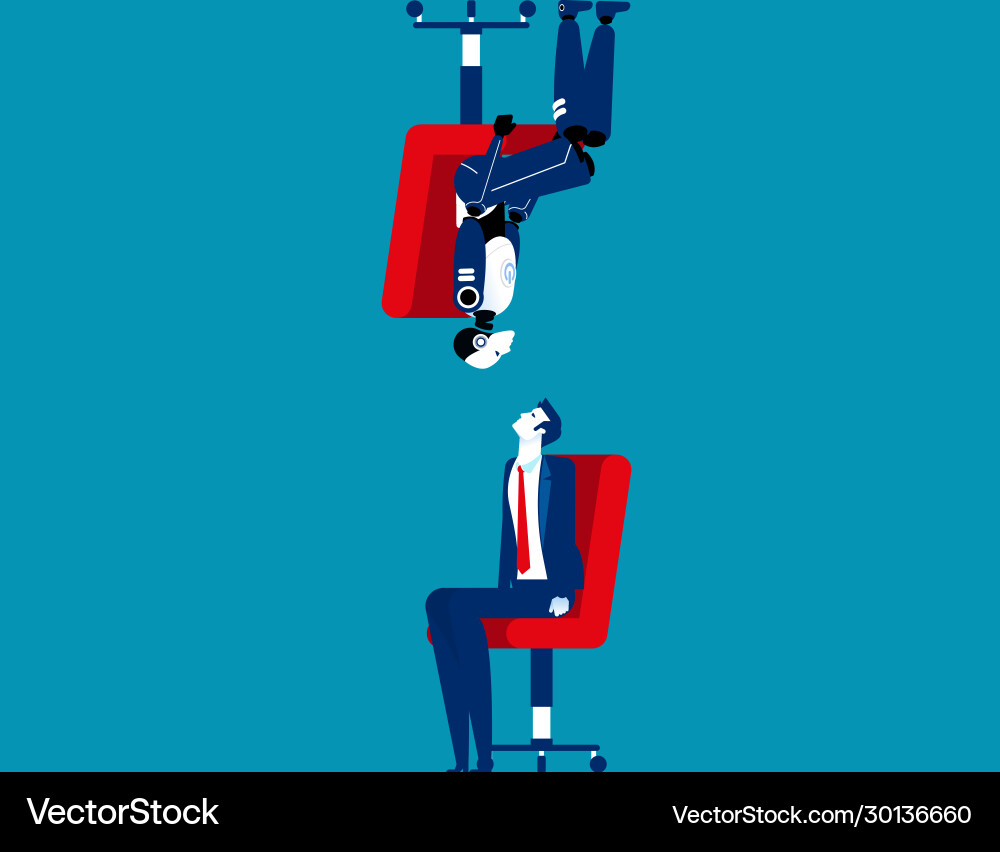 Differences between human and robot concept Differences between human and robot concept Vector Image