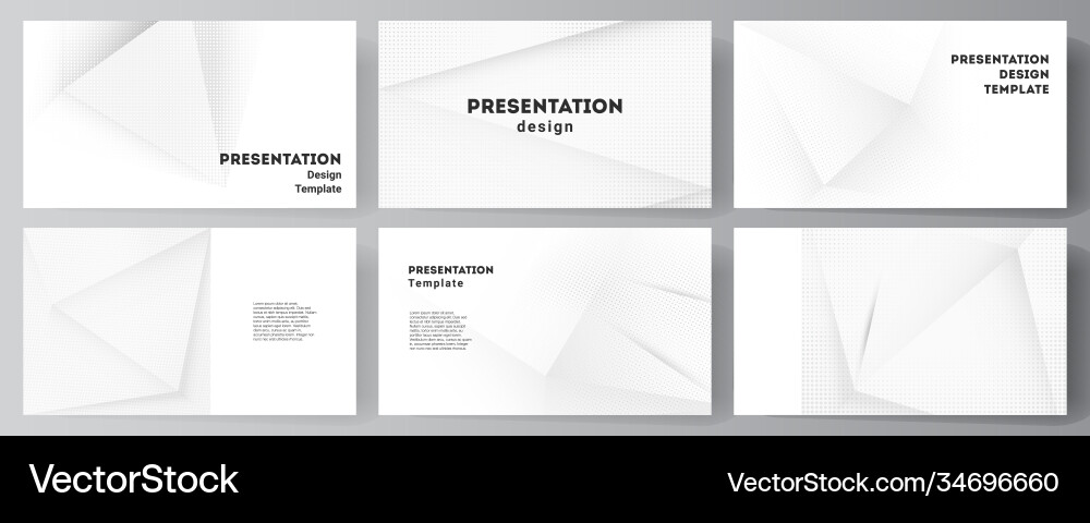 Layout presentation slides design Layout presentation slides design vector image