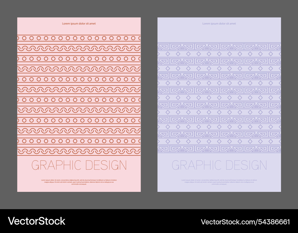 Design is patterned in an ethnic style a template vector image