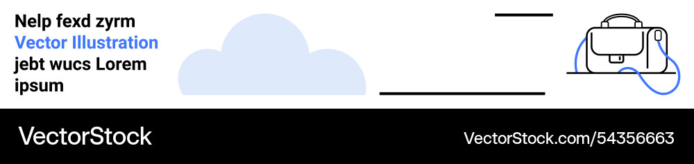 Cloud computing concept with virtual reality Cloud computing concept with virtual reality vector image