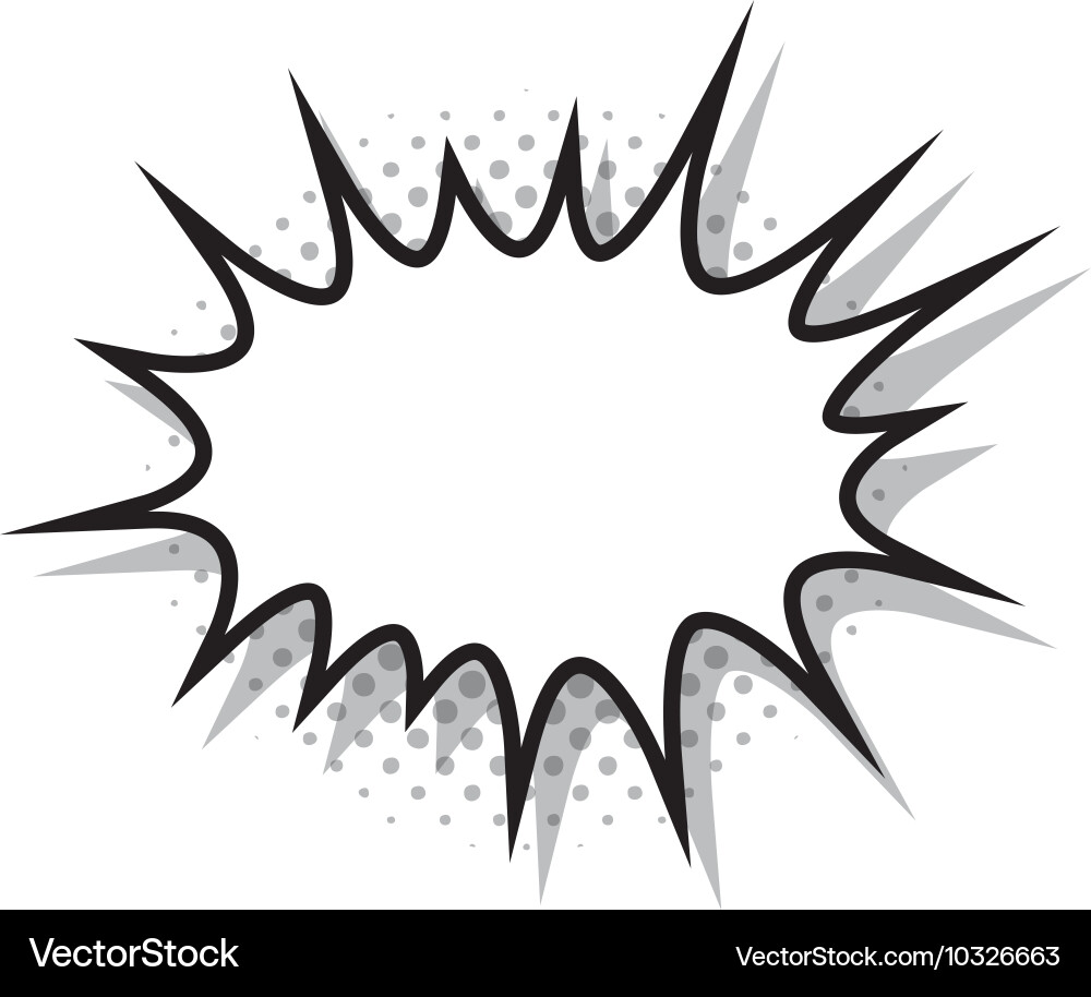 Exploding Bubble Icon vector image