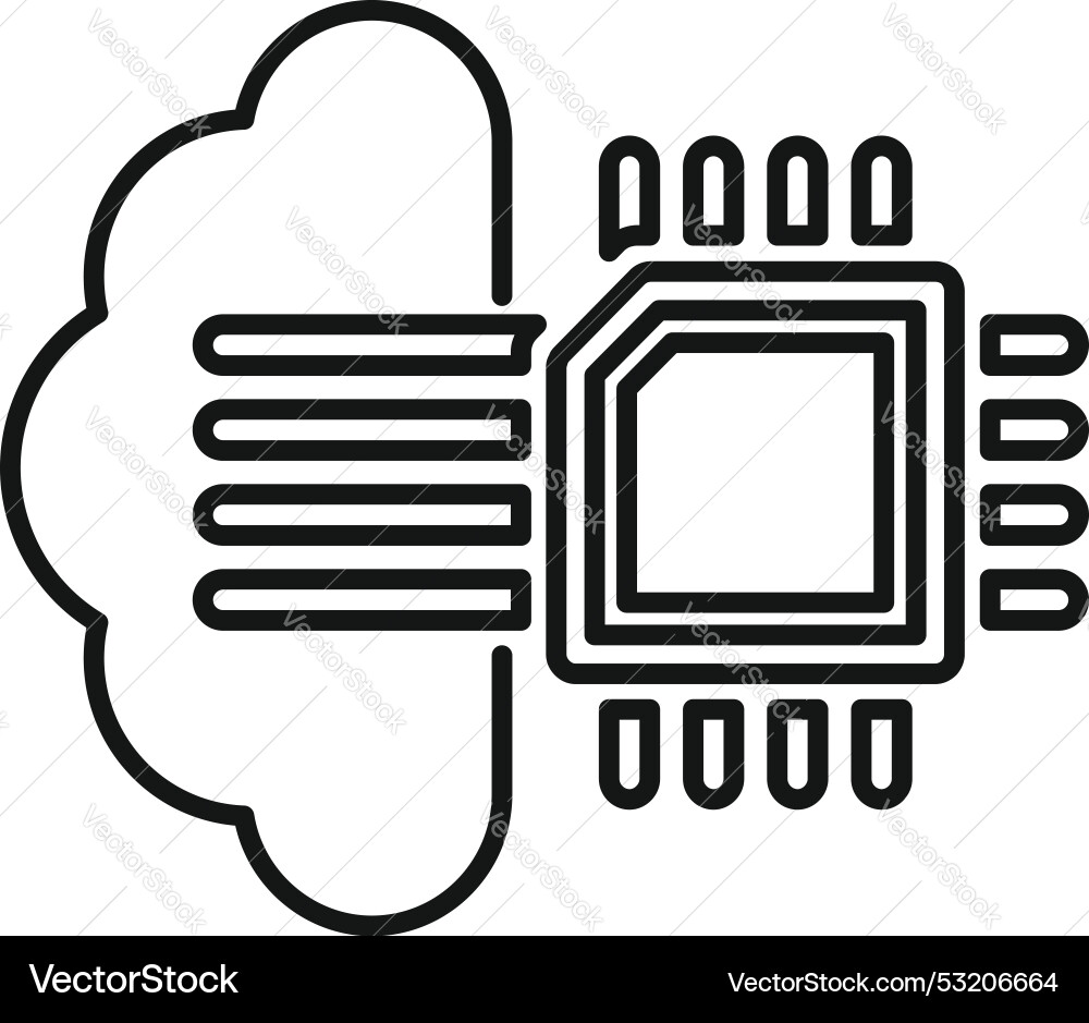 Cloud Computing Daten übertragen auf Mikrochip Cloud Computing Daten übertragen auf Mikrochip vektorbild