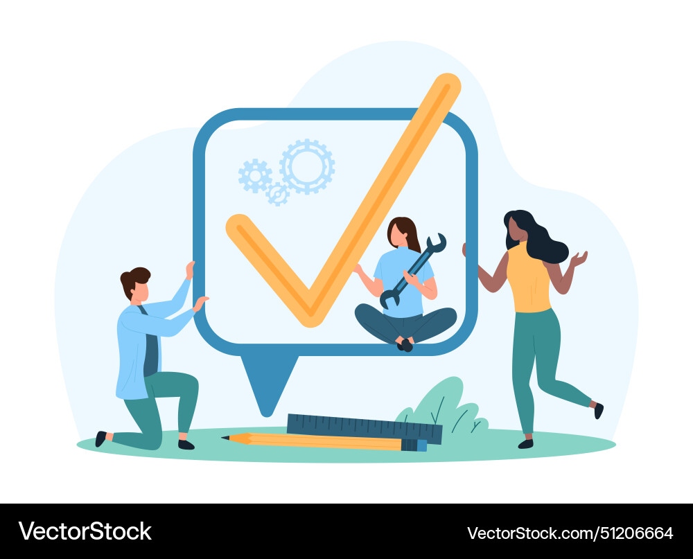 Message of data document or list approval people Message of data document or list approval people vector image