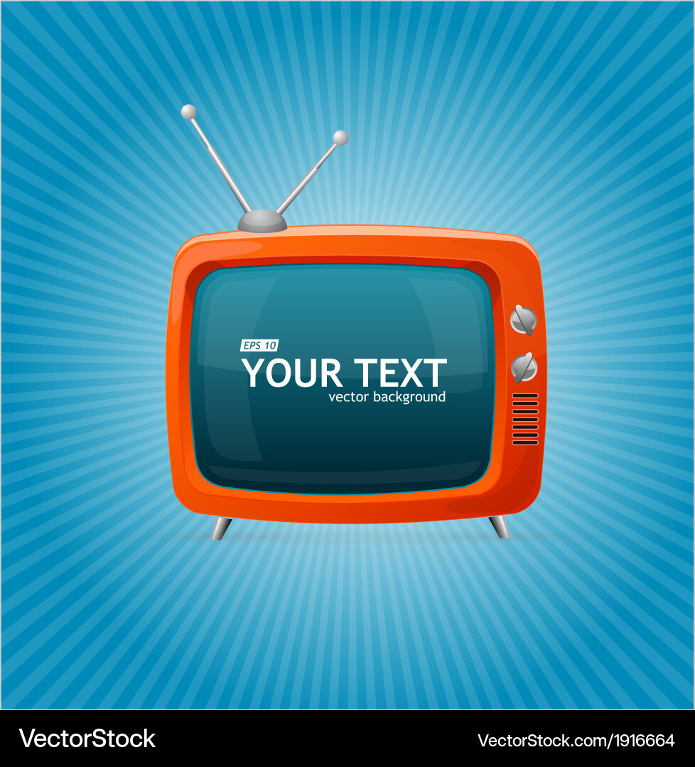 Television Set Icon Royalty Free Vector Image - VectorStock