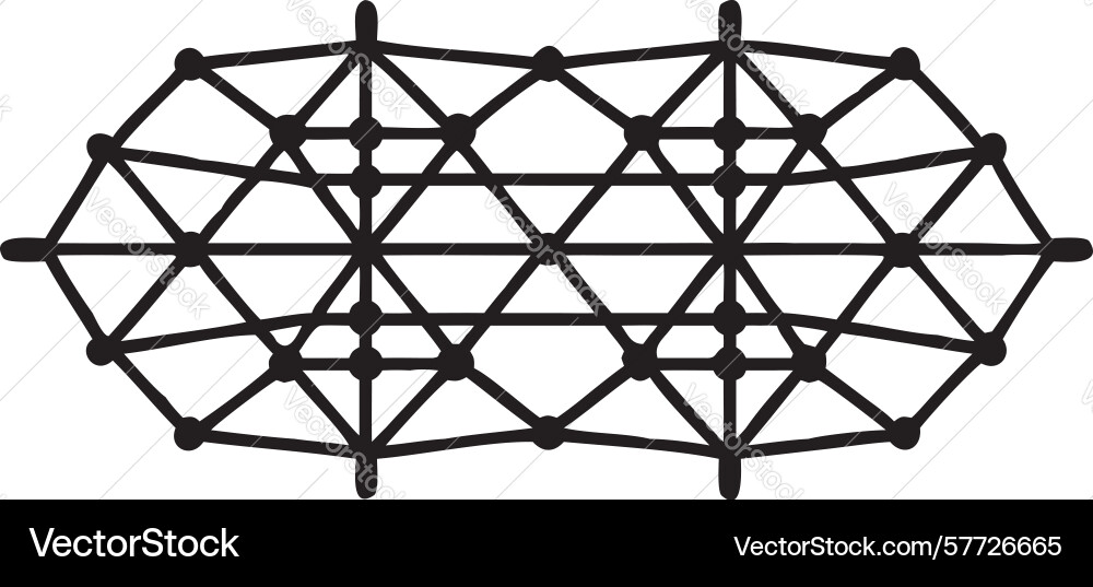 Repeating geometric triangular and diamond vector image