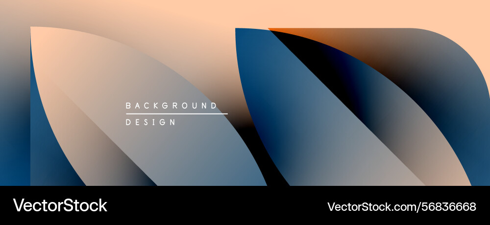 Abstract gradient shapes overlap soft color Abstract gradient shapes overlap soft color vector image