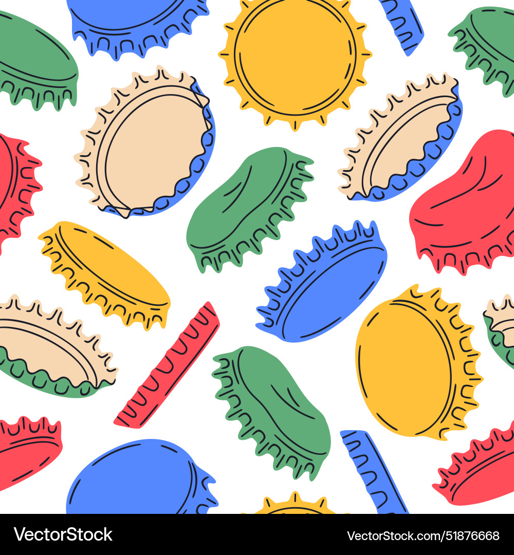 Abstract twisted shapes seamless pattern doodle Abstract twisted shapes seamless pattern doodle vector image