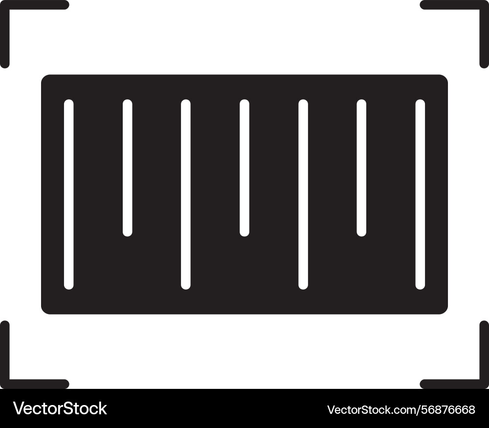 Bar code icon Vector Image