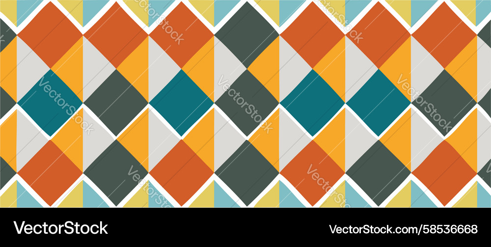 Dynamic Diamond Pattern Vector Image
