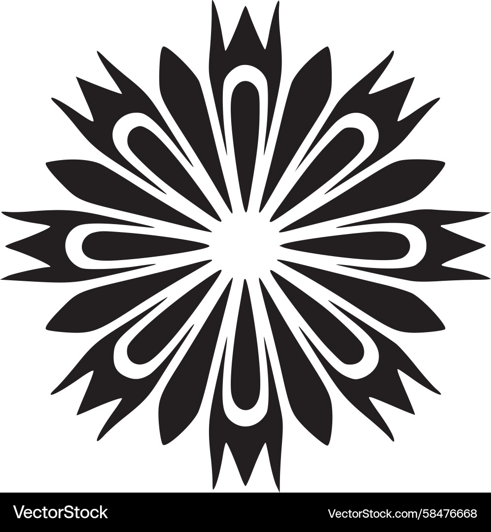 Dynamic Starburst Pattern Vector Image