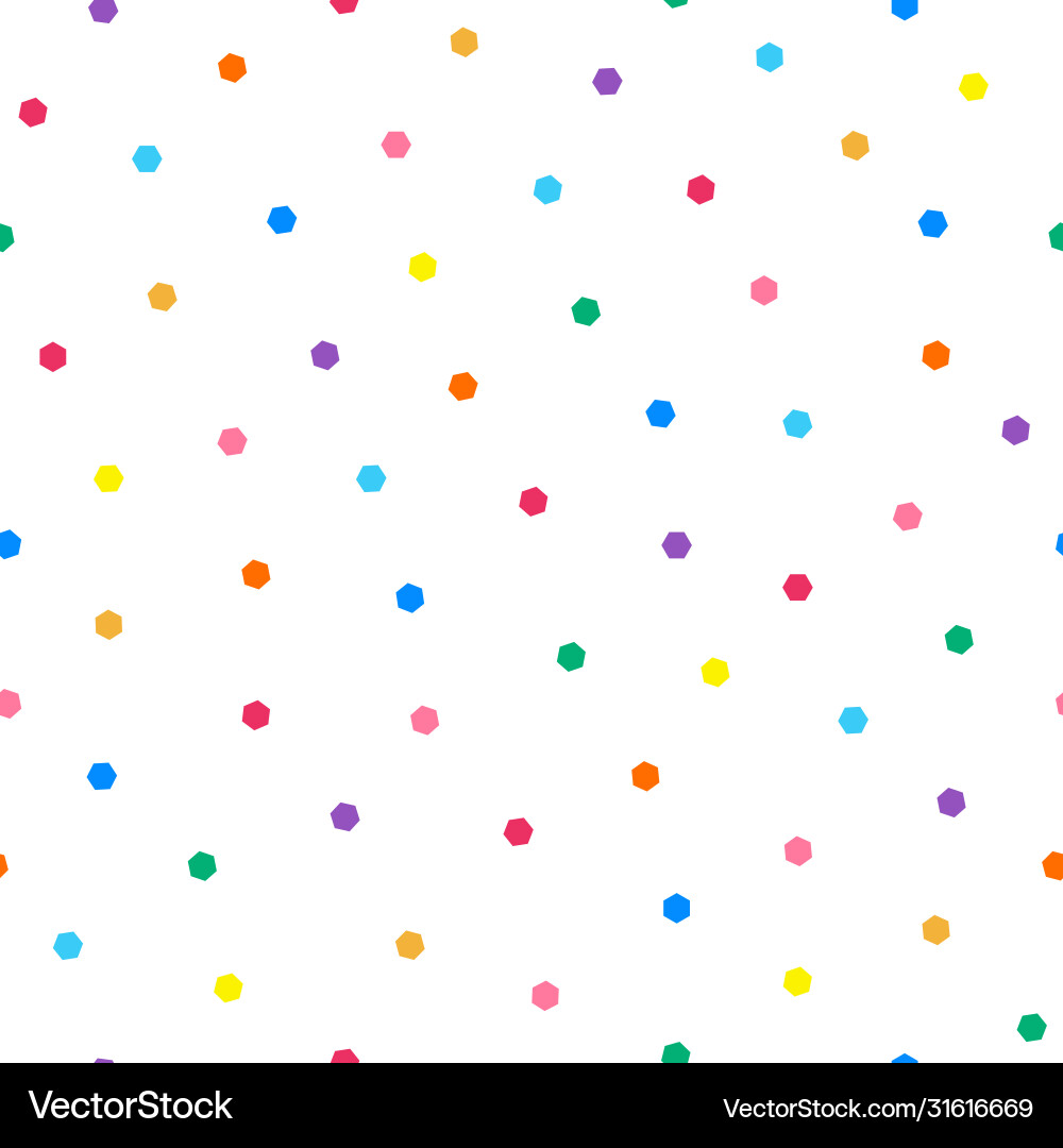 Dotted seamless minimalistic pattern with colorful Dotted seamless minimalistic pattern with colorful vector image