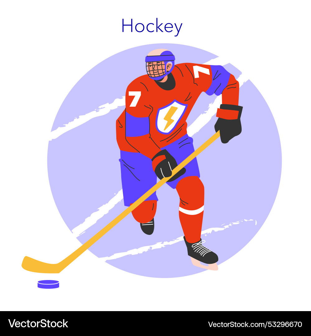 Winter sports flat Vector Image