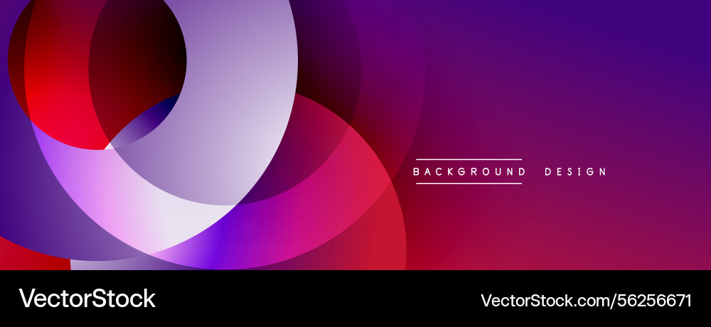 Abstract overlapping circles create dynamic Abstract overlapping circles create dynamic vector image