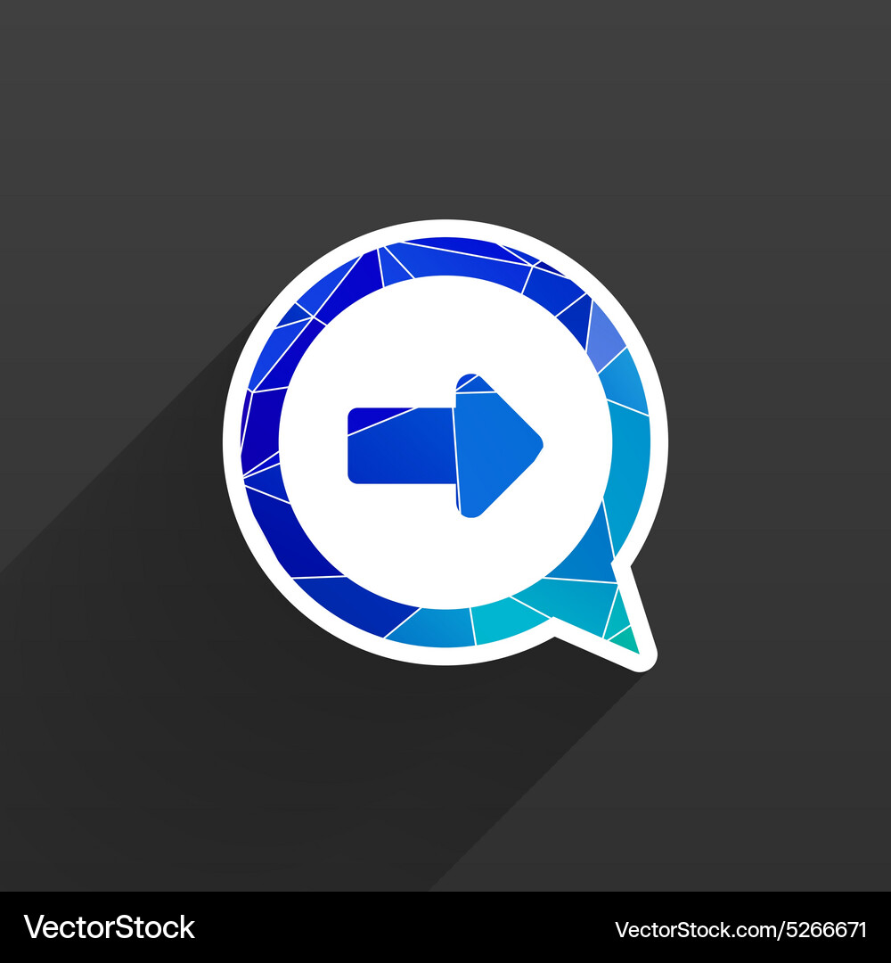 Arrow up icon isolated move symbol element Vector Image