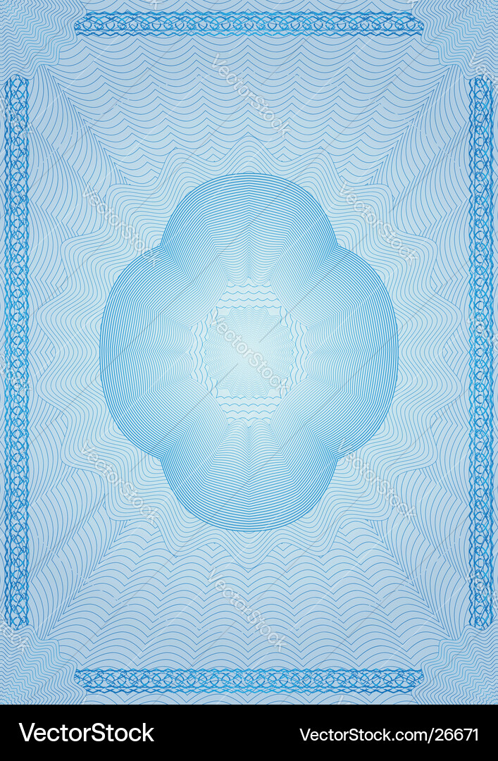 Elegant Certificate Background Vector Image