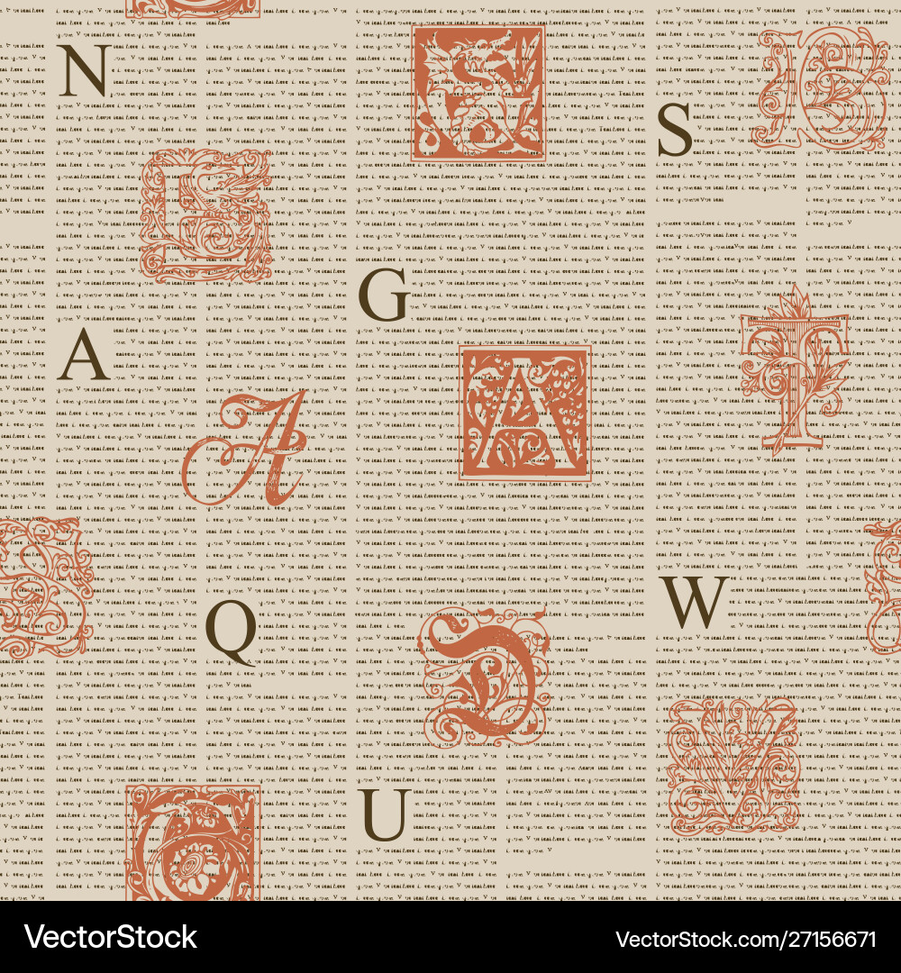 Old Book Pages Pattern vector image