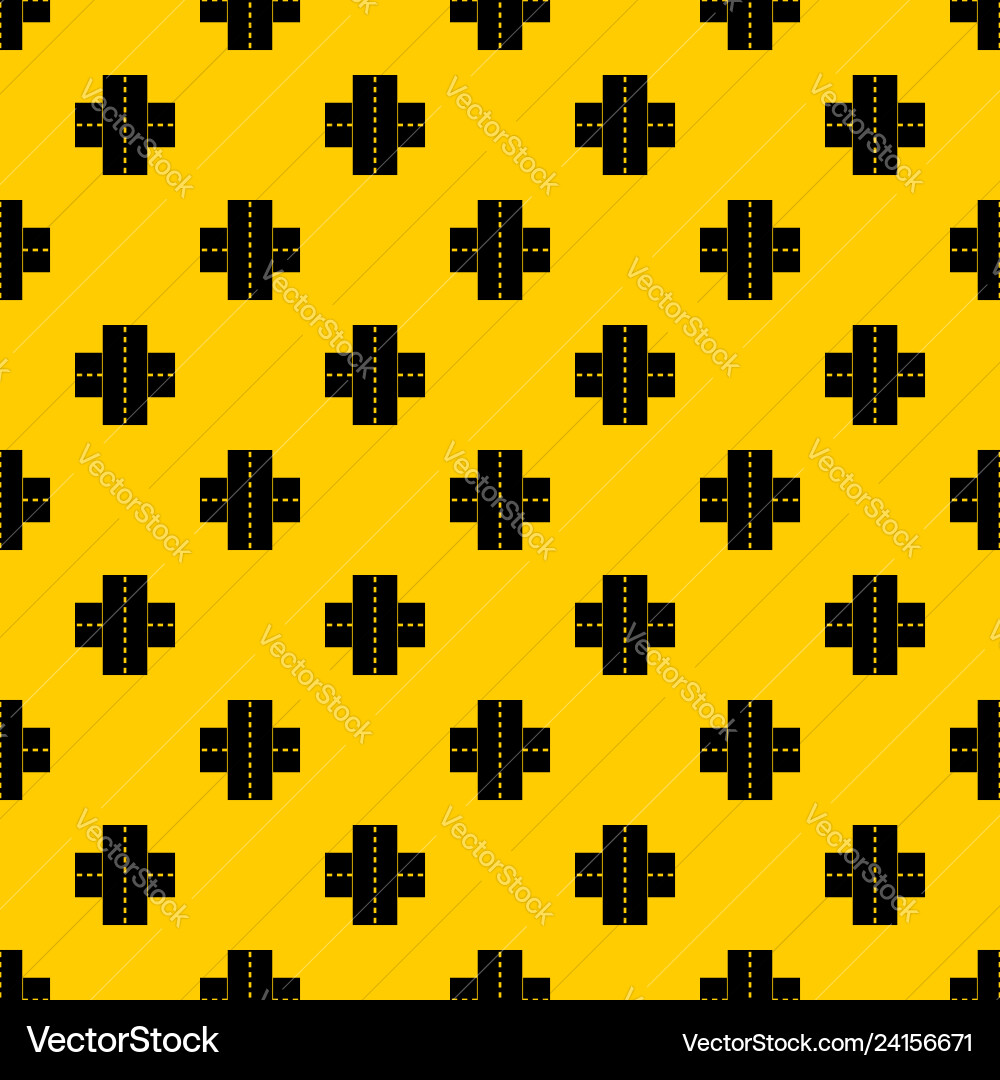 Two roads pattern Vector Image