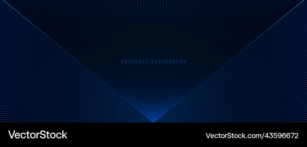 Abstract blue diagonal lines pattern on dark Vector Image