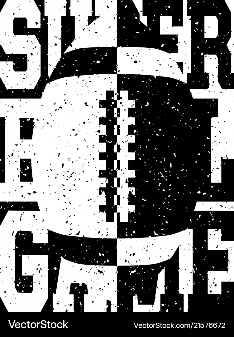 Modern professional poster american football Vector Image