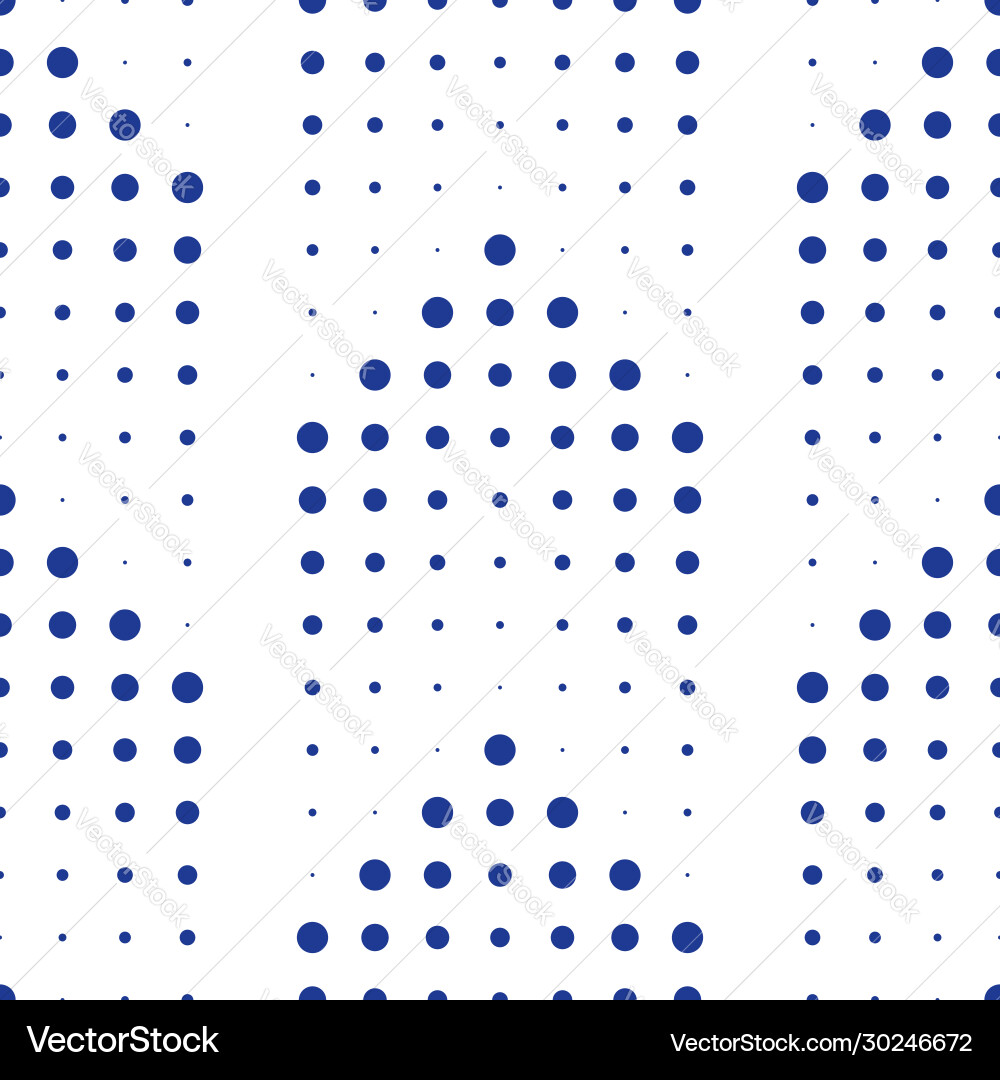 Pattern with dynamic dots vector image