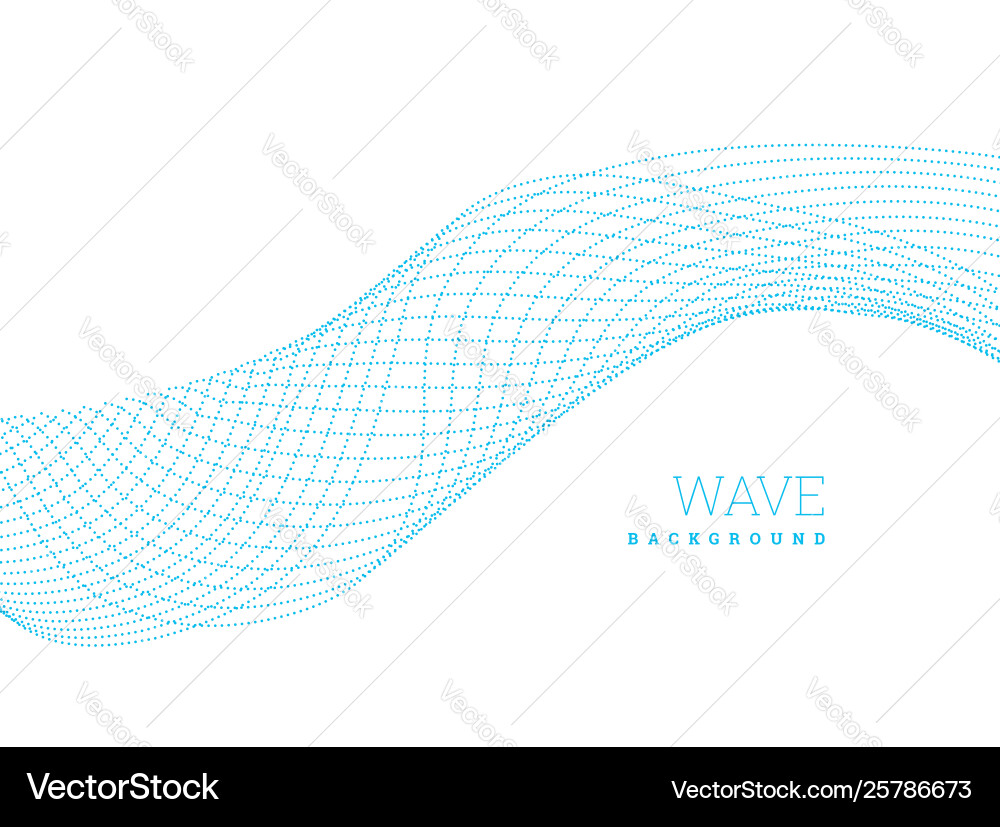 Abstract Waves & Lines vector image