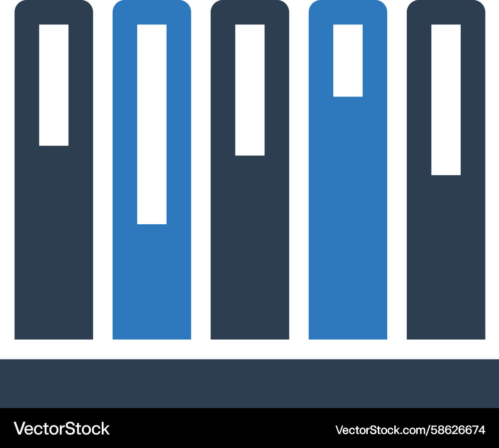 Diagram report icon - graph chart statistics Vector Image
