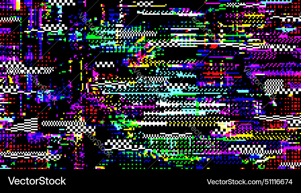 Retro pixel noise glitch abstract noisy background Retro pixel noise glitch abstract noisy background Vector Image