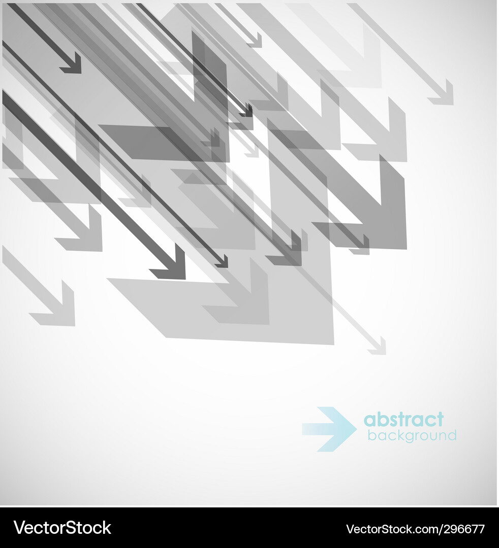 Abstract Arrow Background Vector Image