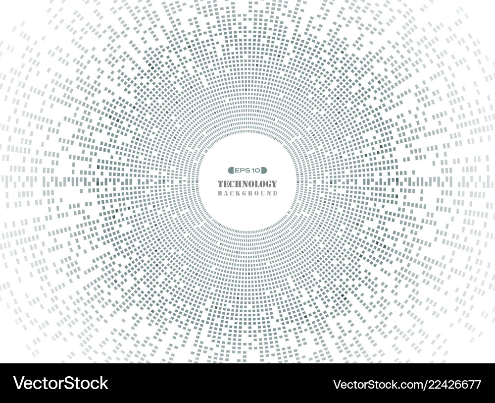 Abstract Geometric Pixel Background vector image