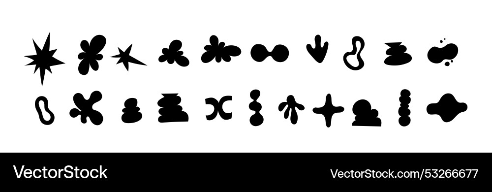 Brutalist shapes for minimal style design Brutalist shapes for minimal style design Vector Image