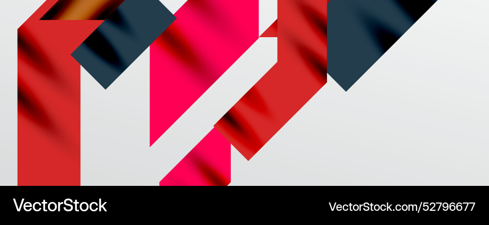 Dynamic lines and triangles vector image