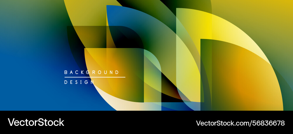 Abstract geometric shapes overlap creating Abstract geometric shapes overlap creating vector image