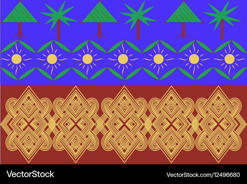Abstract ethno pattern Vector Image