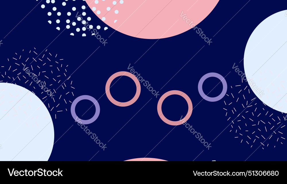 Seamless pattern creative background with shapes Vector Image