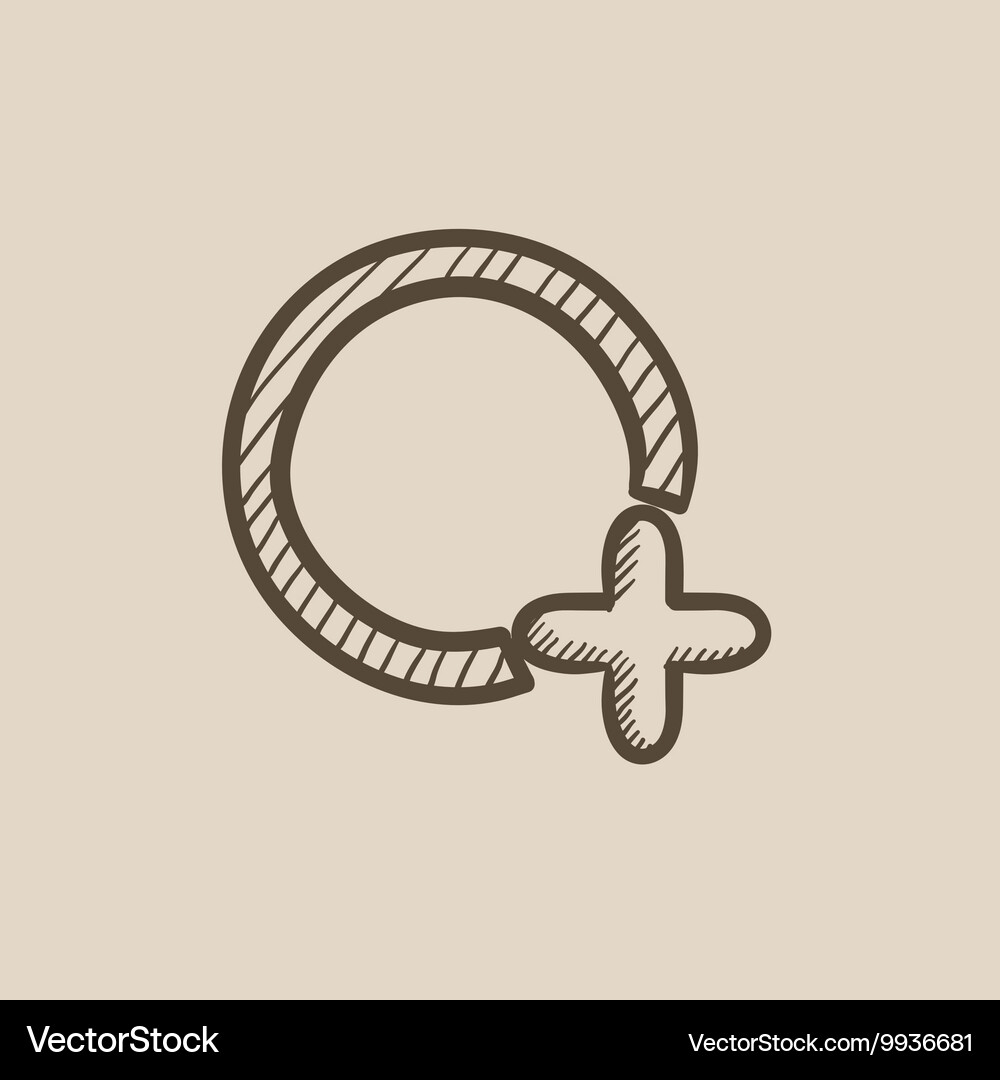 Add file sketch icon Vector Image