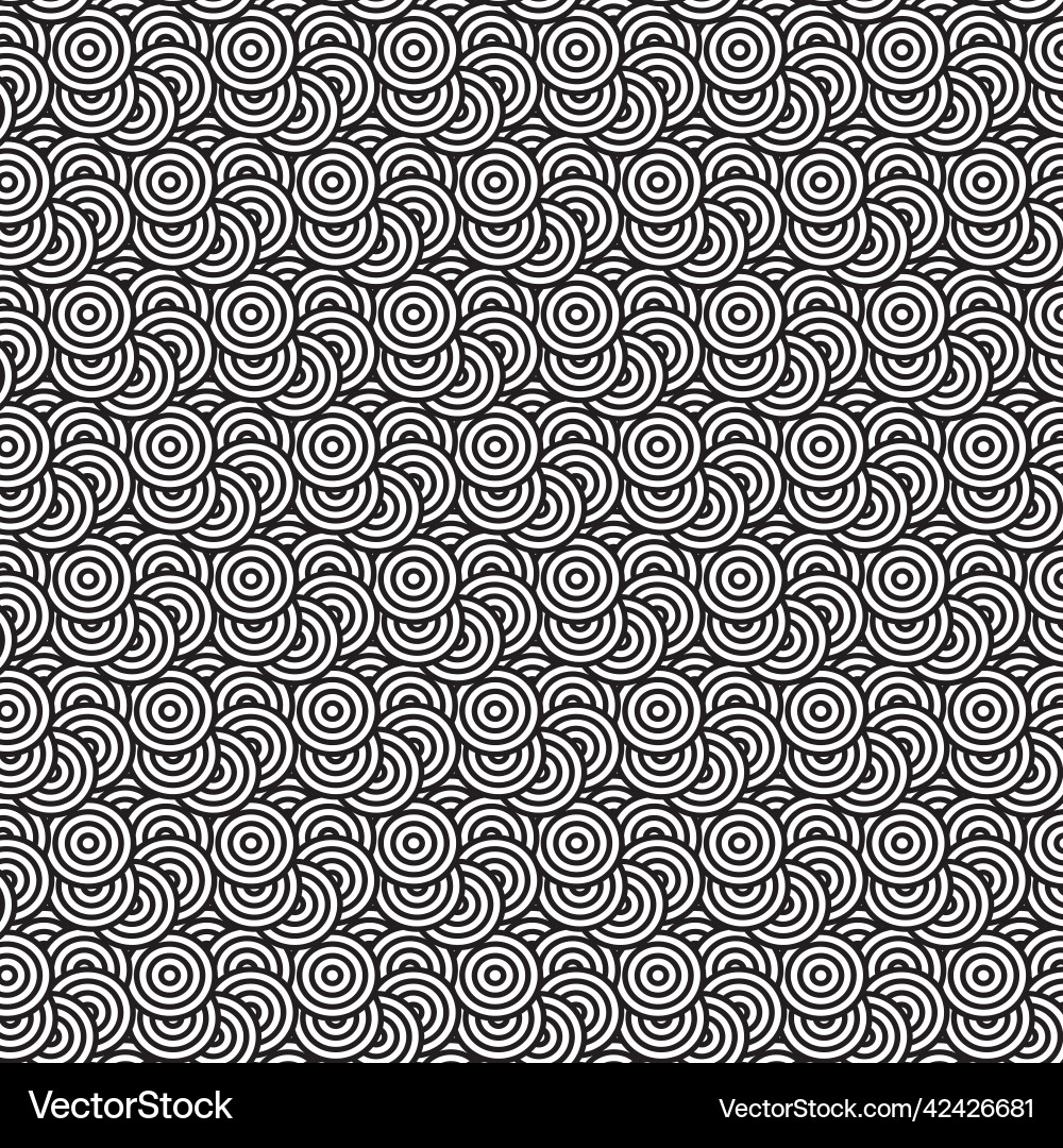 Retro Circle Pattern vector image