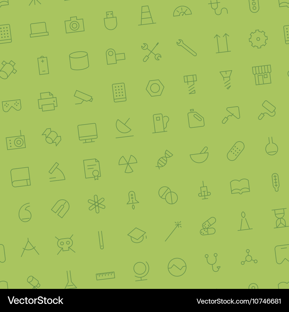 Seamless background pattern for technology vector image